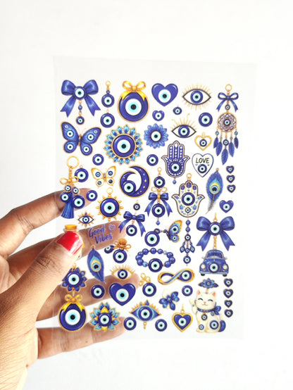 Evil eye UV DTF Stickers - D96