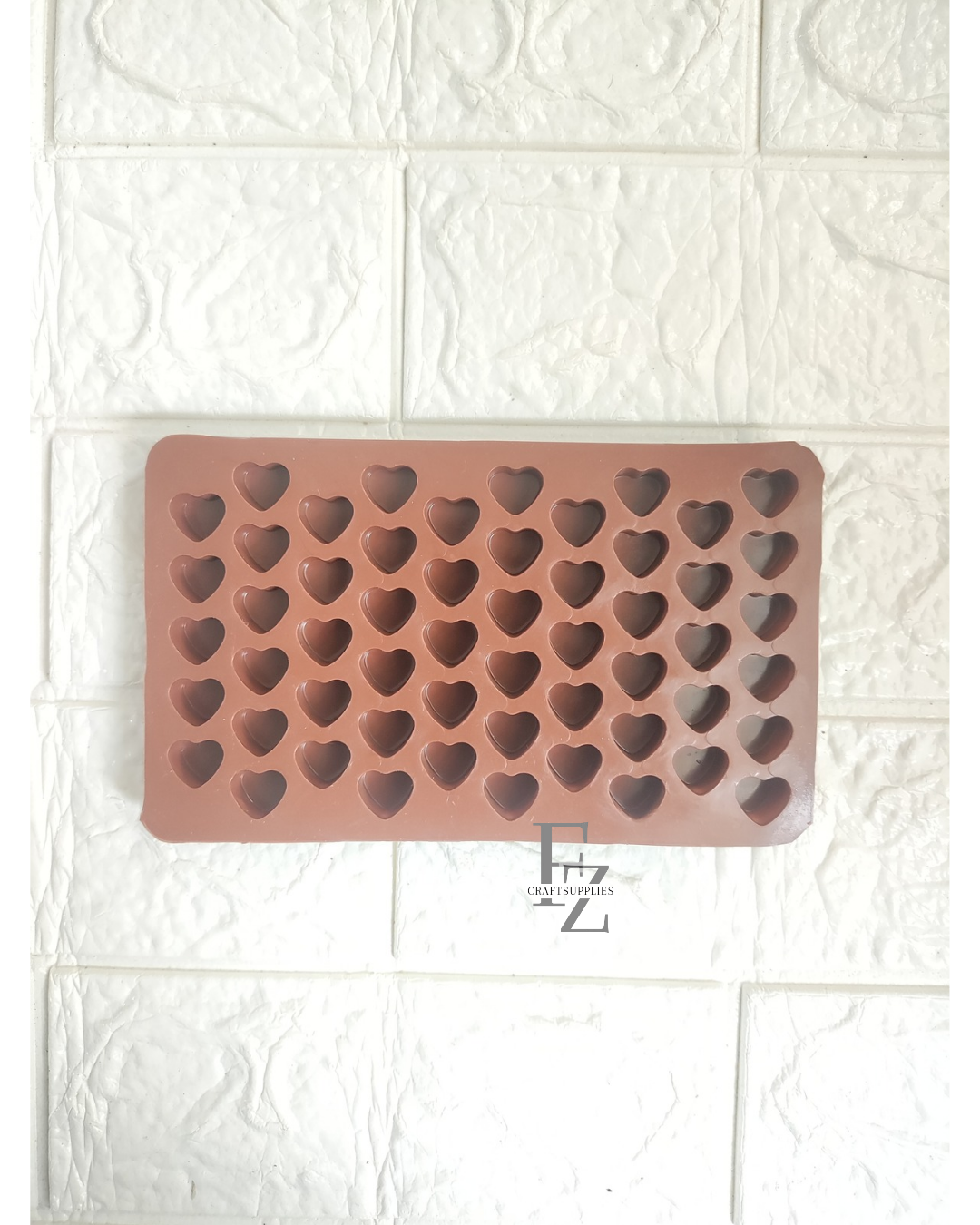 55 Cavity Small Heart Candle Mould