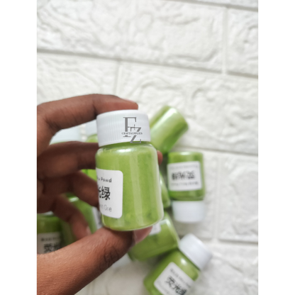 Mica Powder 10g - Fluorescent Green