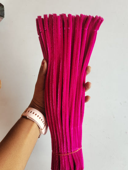 Pipe Cleaner 8MM - Dark Pink
