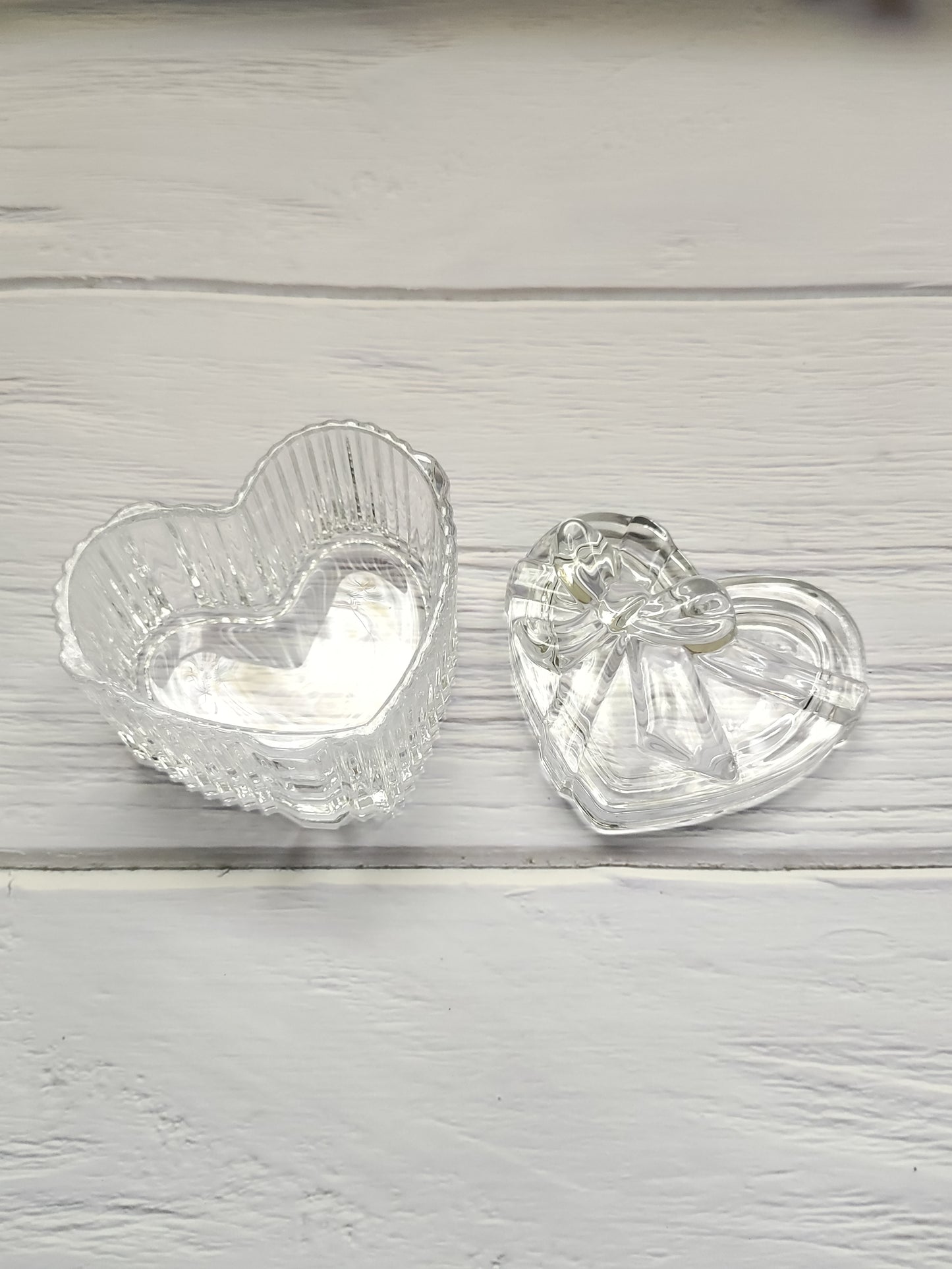 Heart Glass Jar for Candle Making