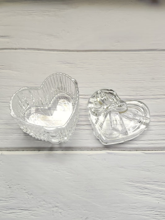 Heart Glass Jar for Candle Making