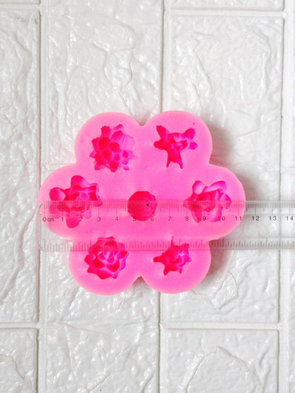 7 Cavity Succulent Candle Mould