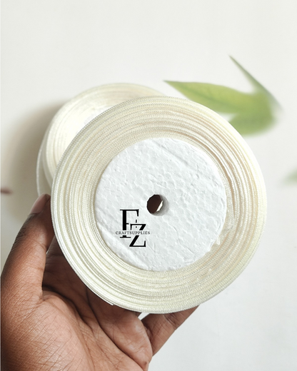 Organza Ribbon - Cream