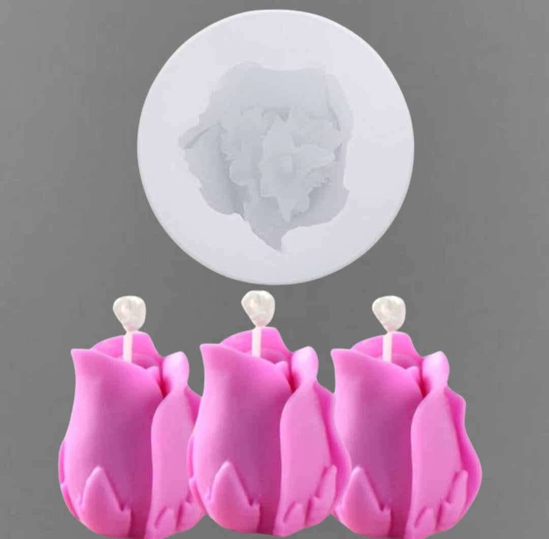 Big Tulip Flower Candle Mould