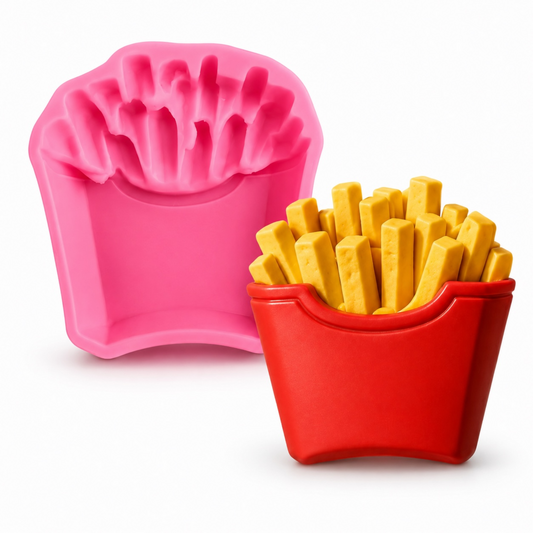 French Fries Mould for DIY concrete art, Resin, Soap & Candle Making