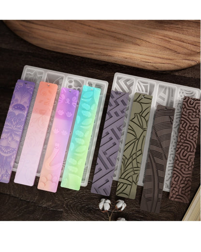 Rectangle Bookmark Pattern Mould Design 1