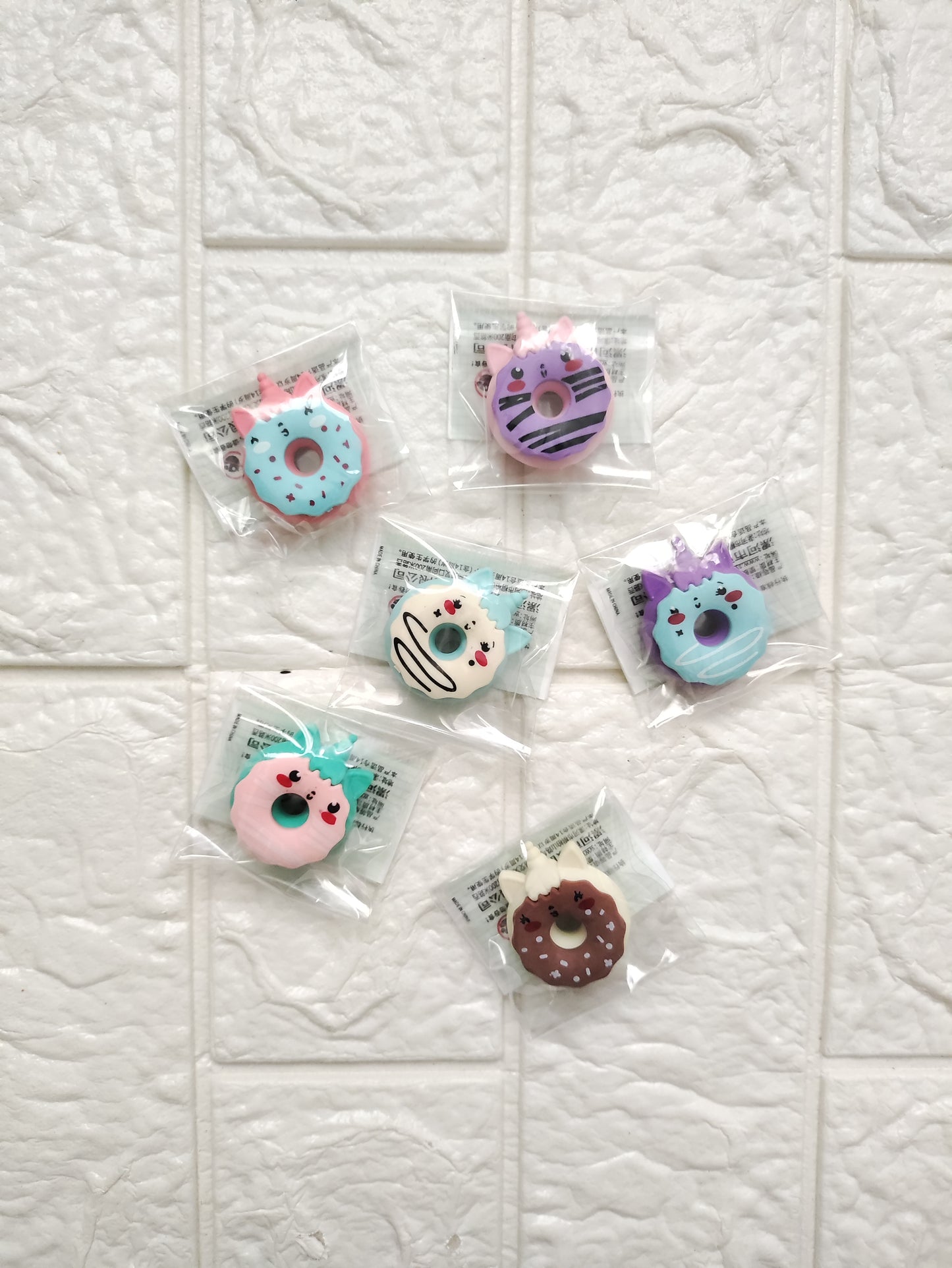 Donut Eraser - 6 Pieces