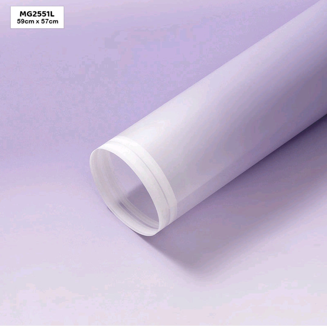Purple Bouquet Wrapping Sheet - 5 Sheets