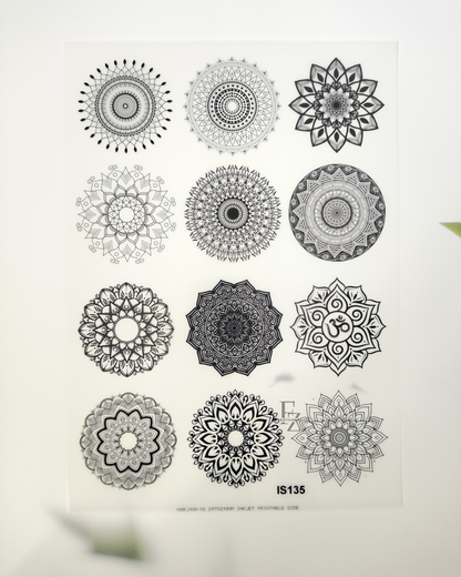 Mandala Insert Sheet A4 - D44
