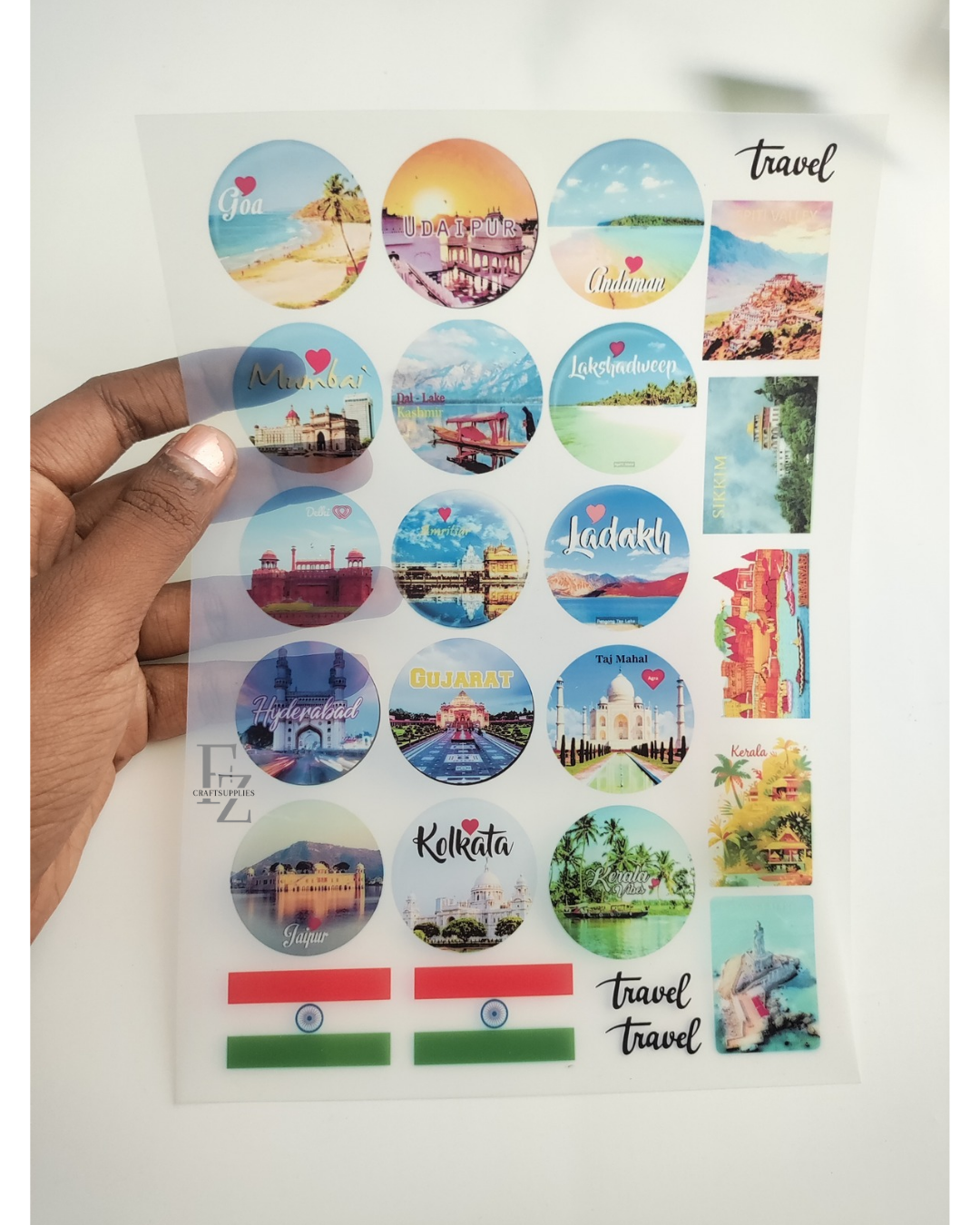 Travel Insert Sheet A5 - D58