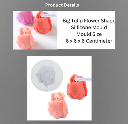 Big Tulip Flower Candle Mould