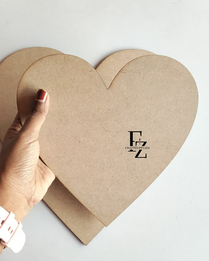 Heart MDF Base - 1 Piece