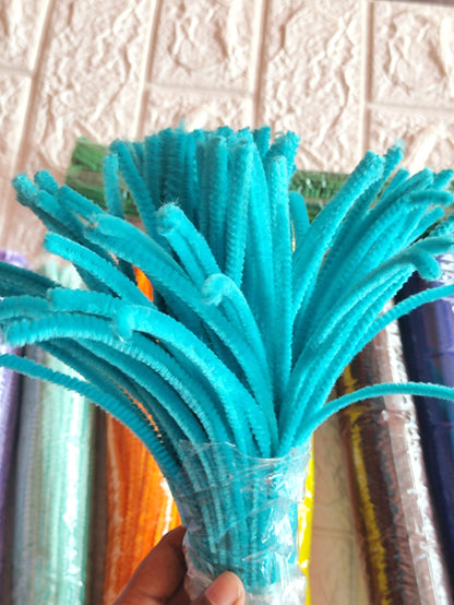 Pipe Cleaner Peacock Blue - 1 Pack (100 pcs)