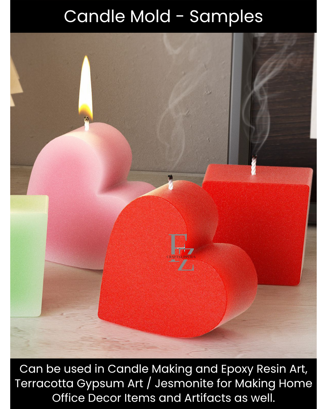 Heart Candle Mould