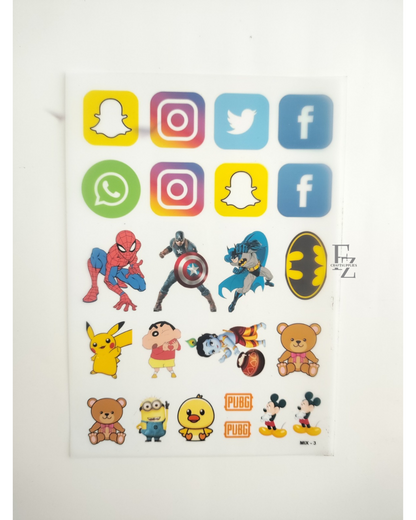 Cartoon Insert Sheet A5 - D54