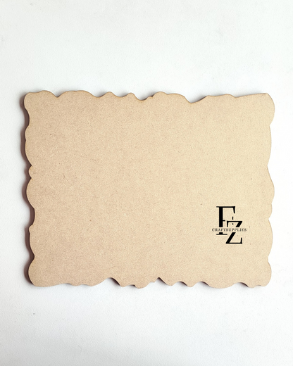 Agate Name Plate Rectangle Mdf Base 8*10 Inches