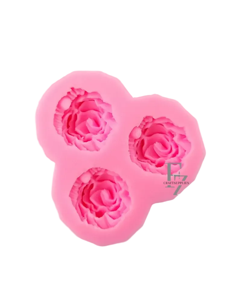 3 Cavity Flower Mould