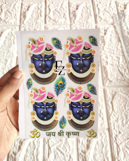 Shreenathji UV DTF Stickers - D57