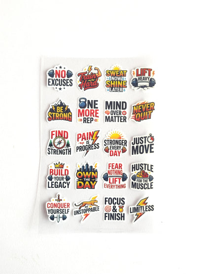 Motivation UV DTF Stickers - D74