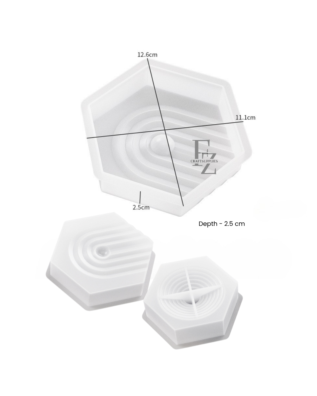 Hexagon U-Pattern Jewelry Display Mould