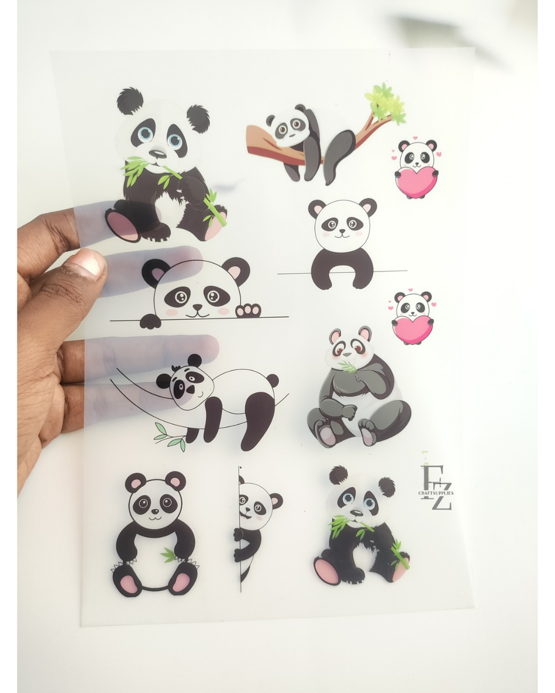 Panda Insert Sheet A5 - D57