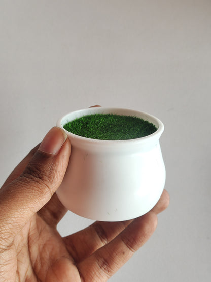 Mini Flower Pot with Artificial grass