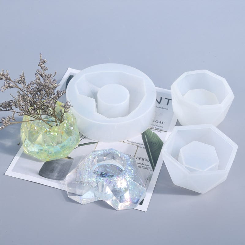 Heart T light holder/ Flower Pot Mould