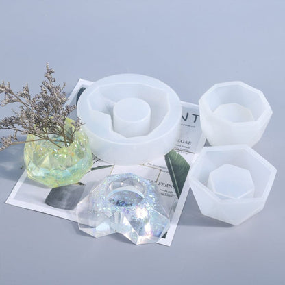 Heart T light holder/ Flower Pot Mould
