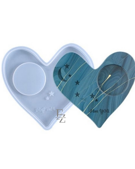 Heart T light Mould