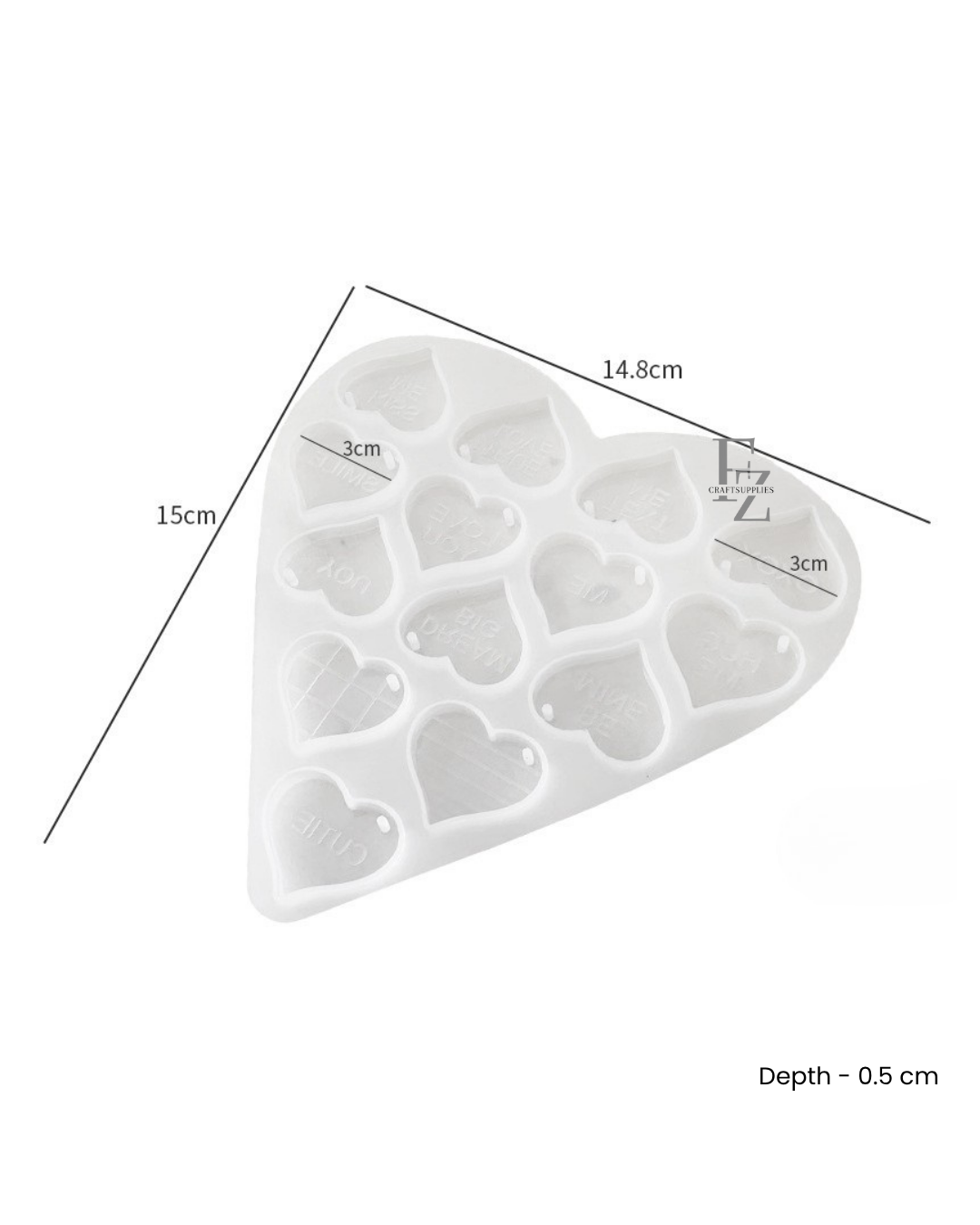 Big Love Keychain Mould