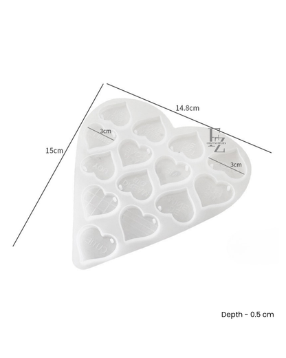 Big Love Keychain Mould