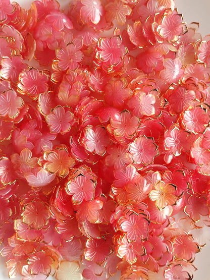 Acrylic Flower Red & Yellow - 20 grams