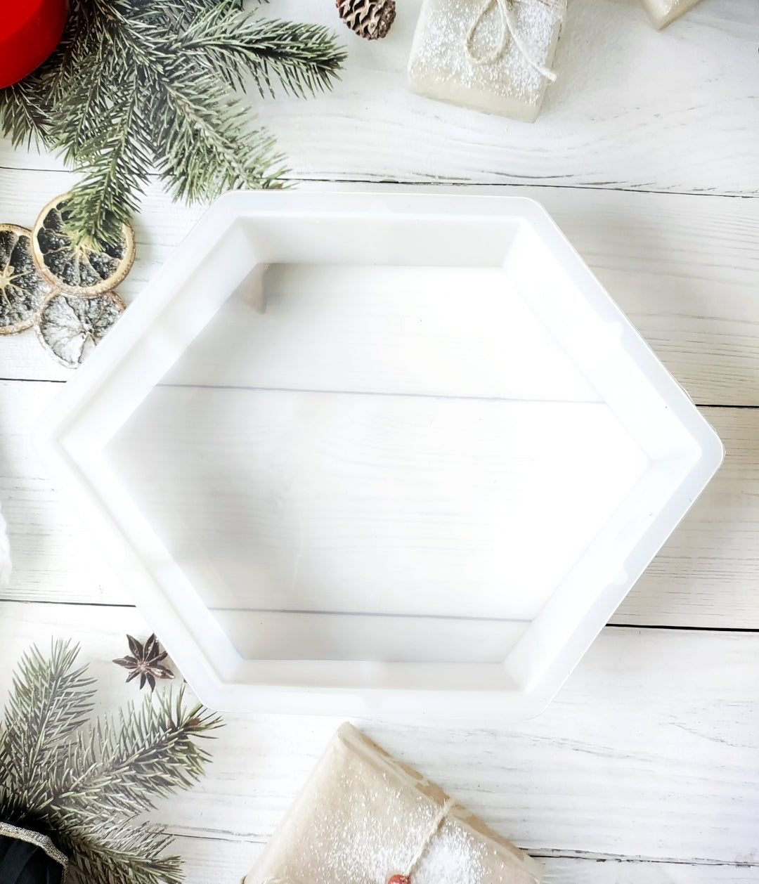 Hexagon Deep Pour/ Casting Mould - 8 Inches