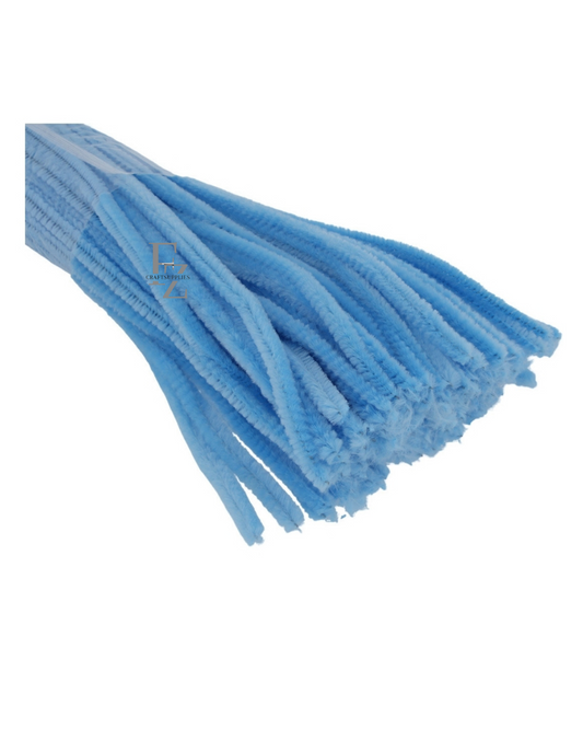 Pipe Cleaner Sky Blue - 1 Pack (100 pcs)