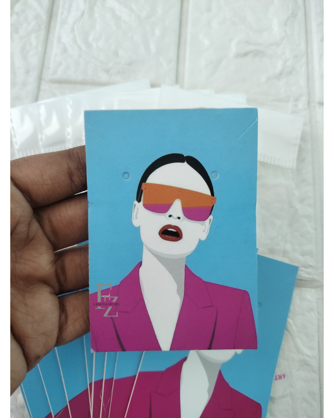 Jewelry Display Card - D4