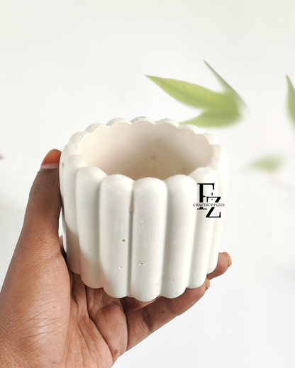 Ribbed Cushion Jar