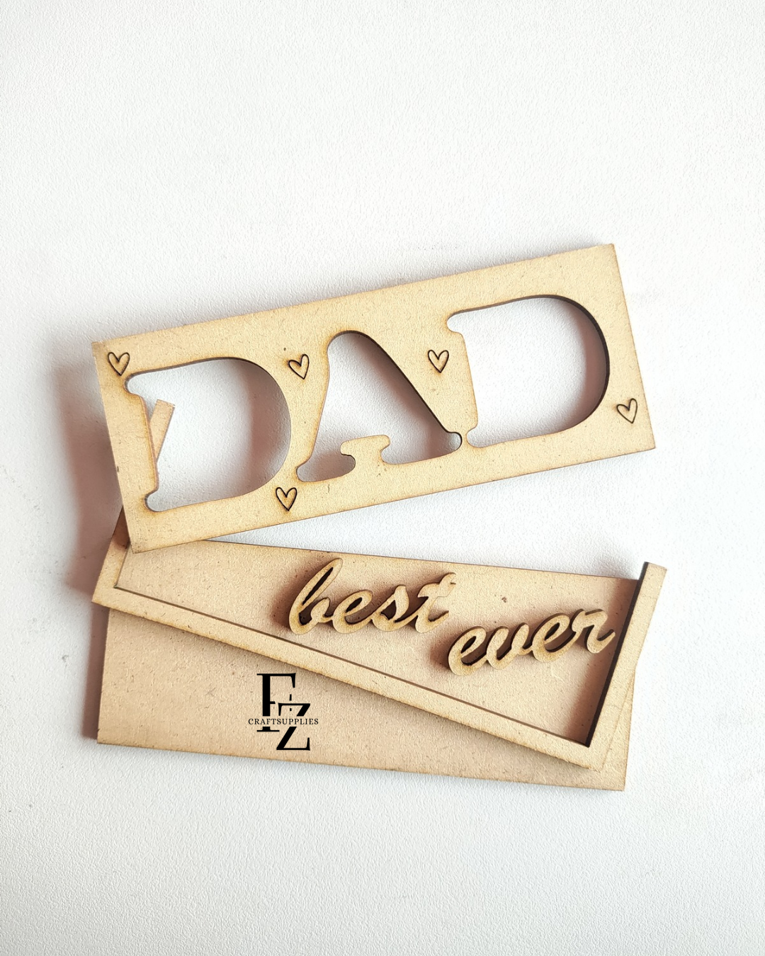 Best Dad Ever Mdf Cutout