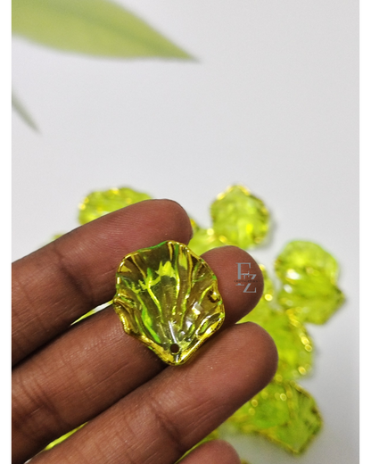 Acrylic Petals D2 - Green