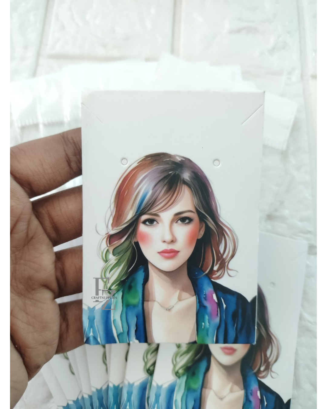 Jewelry Display Card - D3