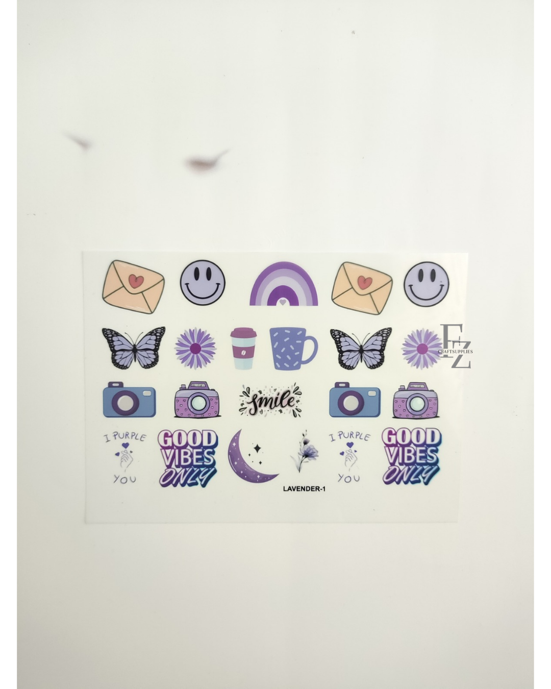 Lavendar Insert Sheet A6 - D59