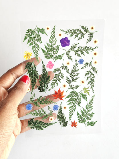 Leaves UV DTF Stickers - D101