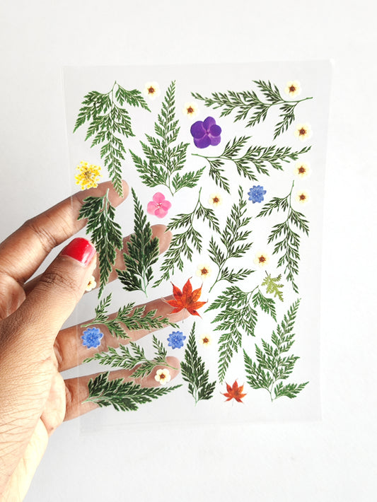 Leaves UV DTF Stickers - D101