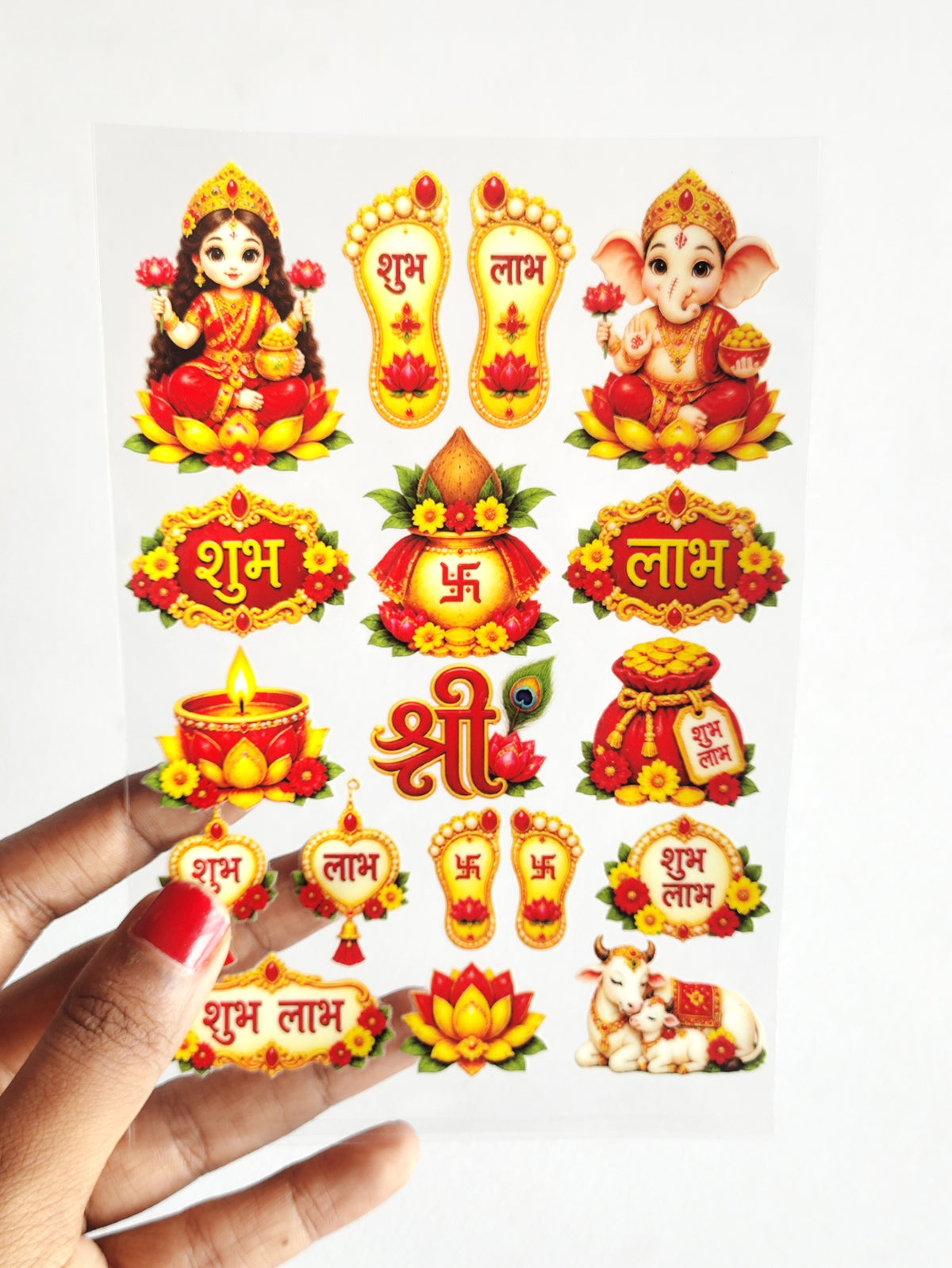Subh Ladh UV DTF Stickers - D90