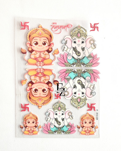 UV DTF Stickers God - D65