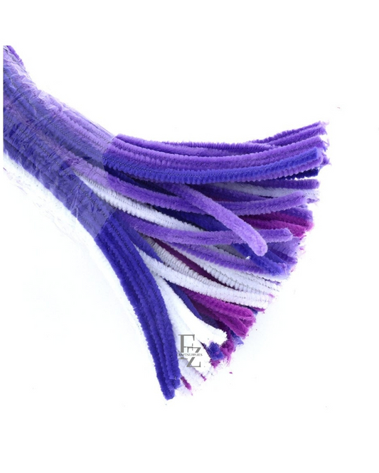 Pipe Cleaner - Violet Mix (100 pcs)