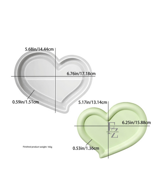 Small Heart Tray Mould
