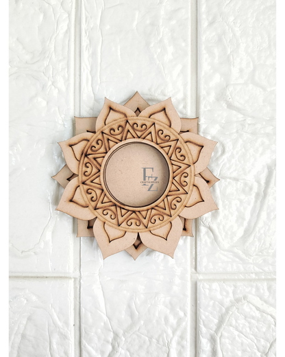 Designer Flower Mdf Tea light Holder