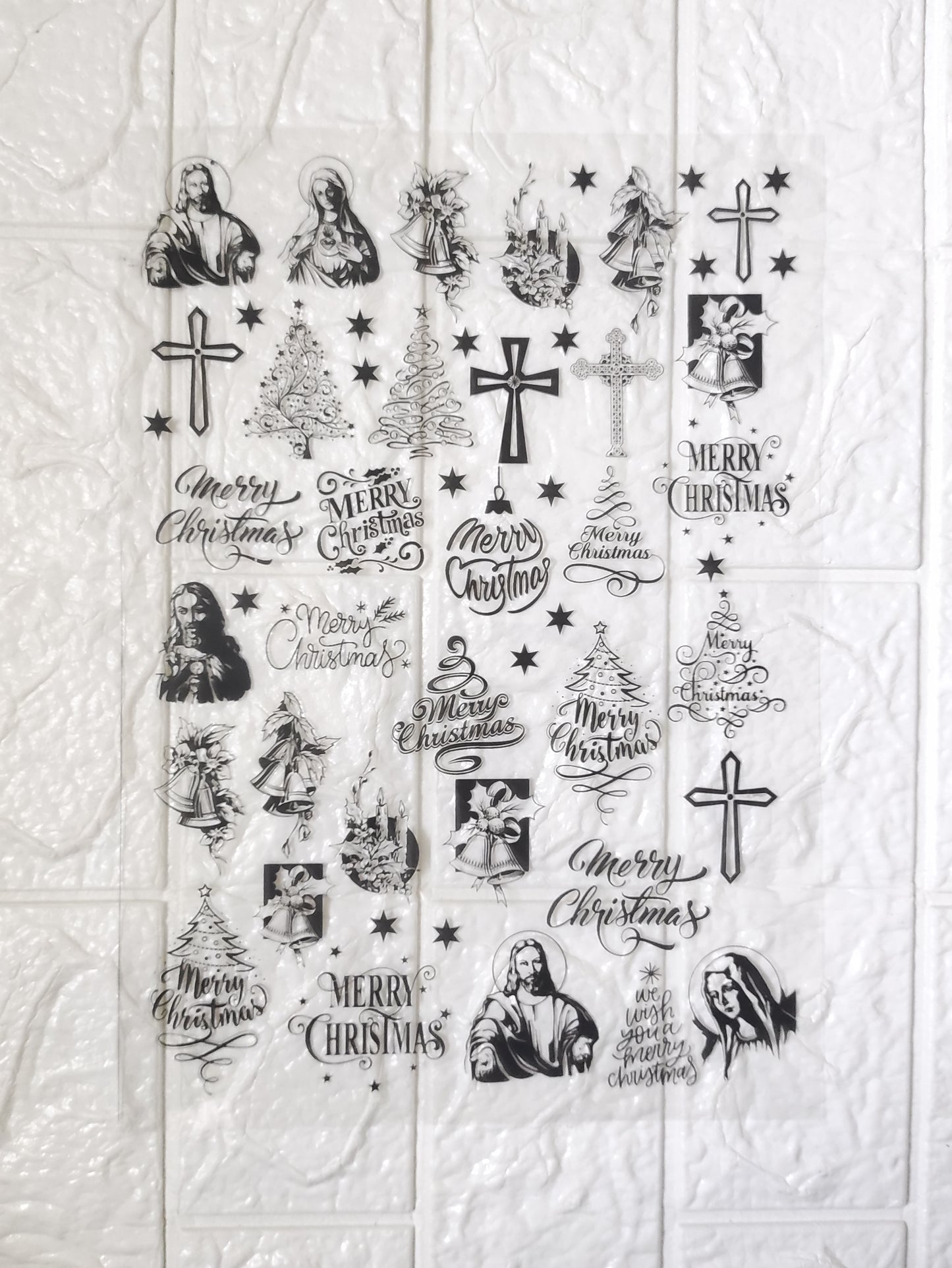 Christmas OHP/ Transparent Sheet D01