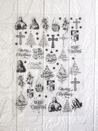 Christmas OHP/ Transparent Sheet D01